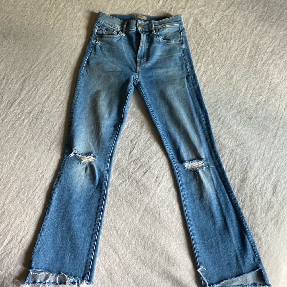 MOTHER - THE INSIDER CROP STEP FRAY